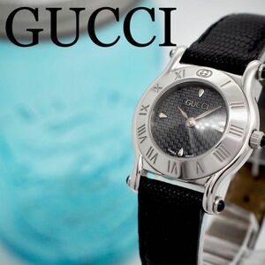 158 GUCCI Gucci clock lady's wristwatch black box attaching antique 