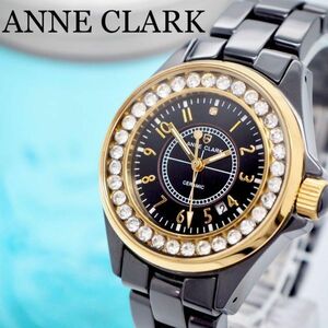 171【美品】ANNE CLARK アンクラーク時計　フルセラミック　レディース