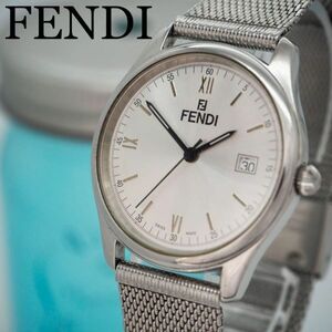 231 FENDI Fendi clock men's wristwatch simple Date calendar 