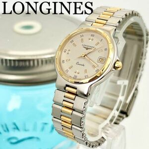 314 LONGINES Longines clock lady's wristwatch Conquest popular 