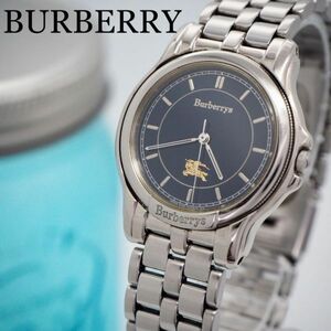 43 Burberry men's wristwatch lady's wristwatch silver navy Gold 