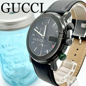 567 GUCCI グッチ　メンズ腕時計　シェリーライン　クロノグラフ　新ベルト