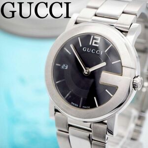 610 GUCCI グッチ時計　メンズ腕時計　タイムレス　Gロゴ　ブラック　人気