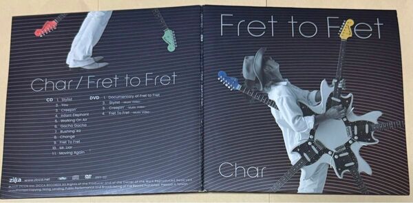 Char FRET TO FRET CD＋DVD 紙ジャケット