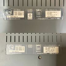 【HS10235】NEC 98note PC-9801NS/R & PC-9801NS/AノートPC_画像5