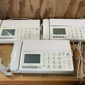 【HS10241】FAX ファックス 電話機 まとめ 3台 Panasonic パナソニック 親機のみ KX-PD304DLの画像1