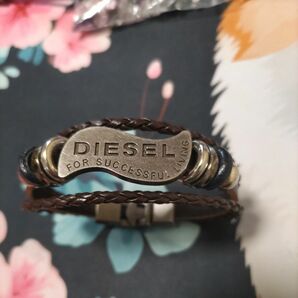 ディーゼル　DIESEL　レザーブレスレット