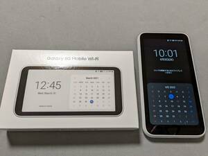 【中古】Galaxy 5G Mobile Wi-Fi SCR01 本体（SCR01SWU）