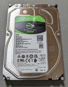 【中古】3.5インチ 内臓型HDD 2TB Seagate ST2000DM005 [SATA600 5400]　388時間