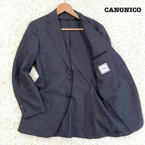 美品！ シップス×CANONICO 【抜群の汎用性】テーラードジャケット チャコールグレー アンコン 3B 軽量 春夏 ボックスタグ サイズM SHIPSの画像1