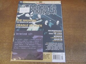 2404MK●洋雑誌「terrorizer」107/2003.3●ザ・ホーンテッド/クレイドル・オブ・フィルス/カルト・オブ・ルナ/マーダック●付録CD付