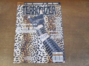 2404MK●洋雑誌「terrorizer」87/2001.3●カテドラル/スピリット・キャラバン/ラクーナ・コイル/パン・ソニック/マッドヴェイン●付録CD付