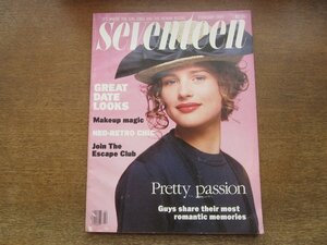 2404MK●洋雑誌「seventeen」1989.2●エスケイプ・クラブ/ファッション/メイク/美容