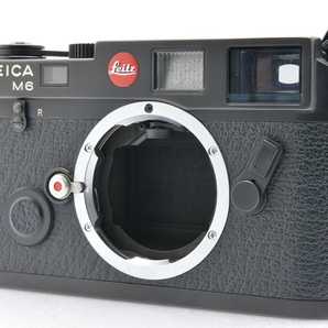 外観美品 Leica M6 ブラック ボディ SN.1709554 1986年製 ライカ レンジファインダー フィルムカメラの画像9