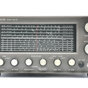 【同梱不可】動作未確認 TRIO 9R-59 真空管式 通信型 受信機 アマチュア 無線機 トリオ ヴィンテージ ジャンク ■23683の画像1