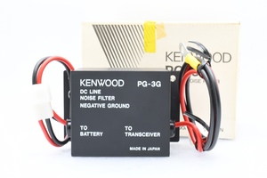 動作未確認 KENWOOD PG-3G ケンウッド 車搭載用ノイズフィルター 箱付 ■ 23672