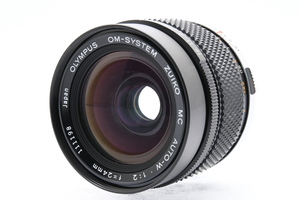 OLYMPUS OM-SYSTEM ZUIKO MC AUTO-W 24mm F2 OMマウント オリンパス 広角 単焦点レンズ