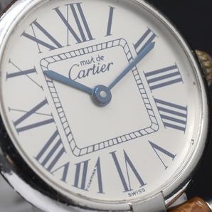 Cartier カルティエ マストヴァンドーム ヴェルメイユ SV 925 Ref：1850 クォーツ レディース ローマン ■23806の画像10