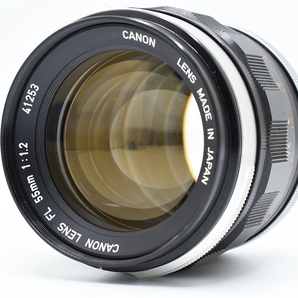 CANON LENS FL 55mm F1.2 FDマウント キヤノン 標準 単焦点 MF一眼用交換レンズの画像1