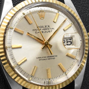 ジャンク ROLEX DATEJUST Ref:1601 Cal:1570 ロレックス デイトジャスト 1966年製 シルバー文字盤 自動巻き メンズ 腕時計 ■ 23829の画像10