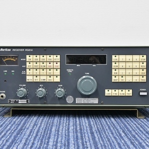 動作未確認 ANRITSU アンリツ RG81A RECEIVER レシーバー 受信機 アウターケース付 無線機 ■23652の画像1