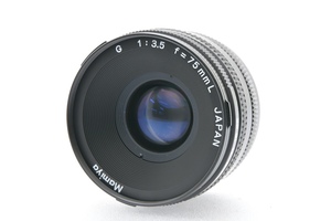 Mamiya G 75mm F3.5 L Mamiya6用マウント マミヤ MF中判カメラ用レンズ 単焦点