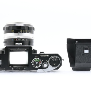 Nikon F 中期 フォトミックFTN 717万台 + 非AI 50mm F1.4 ニコン フィルムカメラ 標準単焦点レンズの画像4