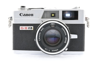 Canonet QL17 G-III シルバー / 40mm F1.7 ジャンク キヤノン MFコンパクト フィルムカメラ