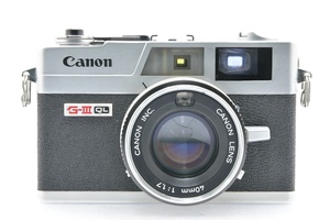 Canon Canonet QL17 G-III / CANON LENS 40mm F1.7 Canon range finder 