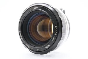 Nikon 非Ai NIKKOR-S・C Auto 55mm F1.2 Fマウント ニコン 標準 単焦点 MF一眼用交換レンズ
