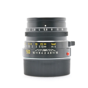 Leica SUMMICRON-M 50mm F2 第3世代 1989年製 Mマウント 専用フード 12538付 ライカ レンズの画像7