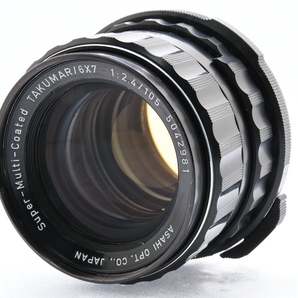 PENTAX Super-Multi-Coated TAKUMAR6×7 105mm F2.4 67マウント ペンタックス レンズの画像1