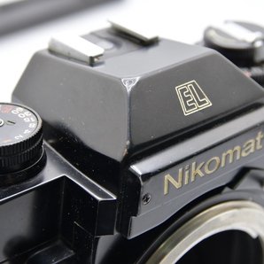 Nikon Nikomat EL ブラック + 非Ai 50mm F1.4 ニコン MF一眼レフ フィルムカメラ 標準レンズの画像10