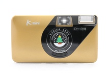 Konica K-mini ゴールド X'MASモデル コニカ AFコンパクト ジャンク品_画像1