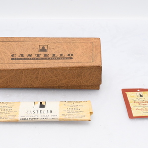 CASTELLO 502 DE LUXE danmore カステロ パイプ イタリア製 ハンドメイド 喫煙具 タバコグッズ 箱付 ■ 24148の画像9