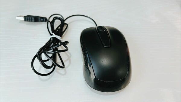 マウス 有線マウス ブラック USB USBマウス