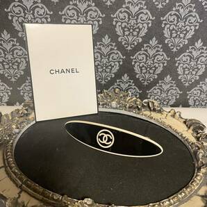 CHANEL バレッタ ノベルティ 新品 未使用 黒 希少 貴重 ブラック ココマーク シャネル 36APの画像1