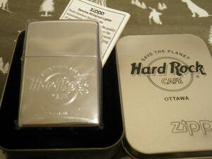 ◎Zippo ハードロックカフェ Hard Rock CAFE [ OTTAWA ]シルバー未使用