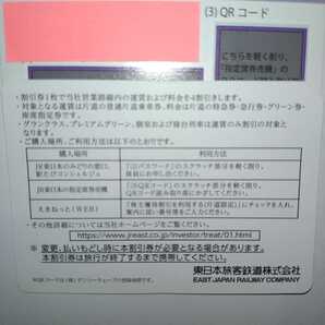 発送迅速 JR東日本 株主優待割引券（1枚片道4割引）２枚セット（有効期限2023年7月1日~2024年6月30日)の画像4