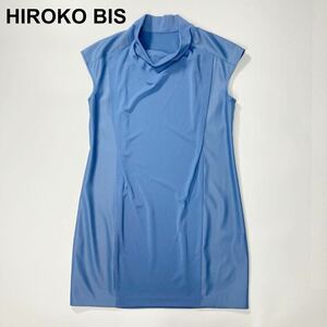 HIROKO BIS ヒロコビス ヒロココシノ ノースリーブ ワンピース 11号 L レディース B42416-116