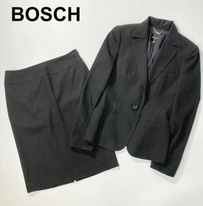 ボッシュ BOSCH スカートスーツ ブラック ビジネス セットアップ 38 M レディース B42416-133