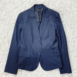THE SUIT COMPANY ザスーツカンパニー スーツ ジャケット パンツ ビジネススーツ レディース 42 ネイビー B32431-84の画像2