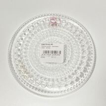 廃盤 未使用 イッタラ iittala カステヘルミ 10cm プレート 2枚 クリア kastehelmi B32431-144_画像8