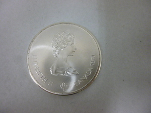 【M40485】1974年 カナダ モントリオールオリンピック銀貨 10ドル銀貨 エリザベス2世