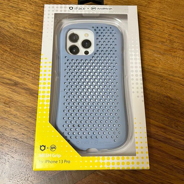 iFace X ANDMESH MESH GRIP CASE ペールブルー