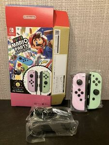 【新品】Switch 純正 Joy-Conパステルパープル + パステルグリーン ジョイコン②