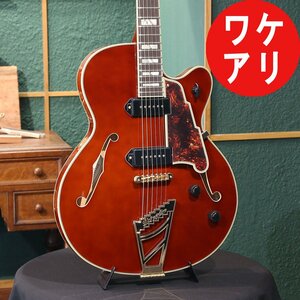 訳あり 特価 新品 D'Angelico ディアンジェリコ エレキギター Excel 59 Viola ケース付 フルアコ ホローボディ ダンカンPU P-90