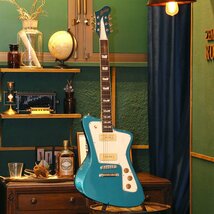 送料無料 新品 Baum Guitars バウム ギター エレキギター Wingman Limited Drop, Ocean Mist ケース付_画像2