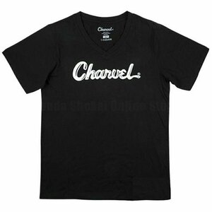 特価 アウトレット 新品未使用 Charvel シャーベル Toothpaste Logo Ladies T-Shirt Black Medium Tシャツ レディース Mサイズ 黒 ブラック