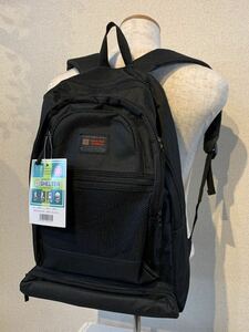 新品未使用品 shelter シェルター デイパック SPO-02 ブラック 黒 18L 定番 リュックサック バックパック メンズ レディース ポケット 防災